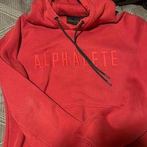 Red Alphalete Hoodie
